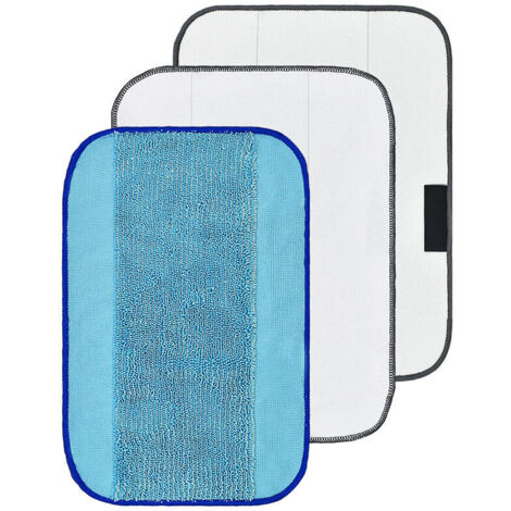 KZQ 3x compatibile con iRobot Braava 380, 390, 380T, 390T, 321, 320 robot aspirapolvere - lavaggio mocio, lavaggio a secco (1/4)