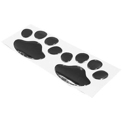 KZQ Auto 2 pezzi adesivi riflettenti 3D con motivo a numeri, orso, gatto e cane (1/4)