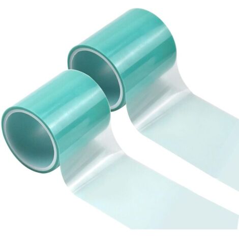 Nastro adesivo trasparente senza giunzioni KZQ in resina epossidica UV, confezione da 2, 50 mm x 5 m, per cornici in metallo, gioielli, pendenti e oggetti in resina.