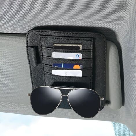 upbeat Porta Occhiali Auto, Forte Supporto Magnetico Perocchiali da Sole per Auto, Clip di