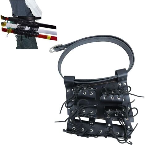 Cintura con spada medievale retrò KZQ per spada Saber Zoro Katana Dagger Cosplay Costume Accessorio.