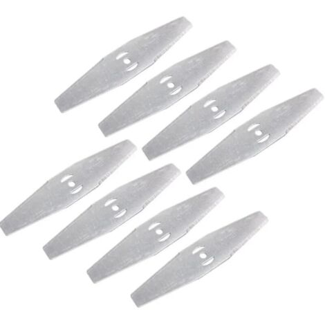 KZQ Cuchillas de repuesto para desbrozadora inalámbrica de 24 V con batería, cuchilla metalálica, accesorios para desbrozadora eléctrica, para recortadora inalámbrica y recorte de jardin, cuchilla m (1/4)