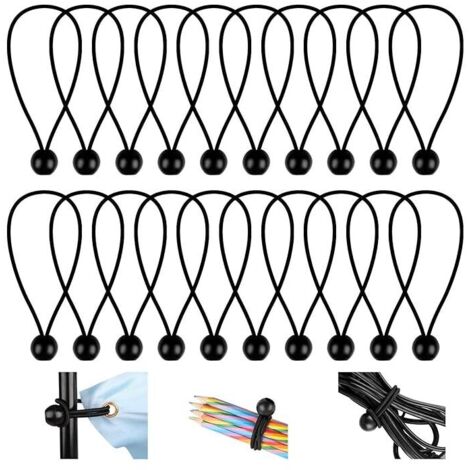 Ganzoo Set Da 8 Tenditori Per Corde In Alluminio - Tre Fori Per Paracord 550 - Outdoor