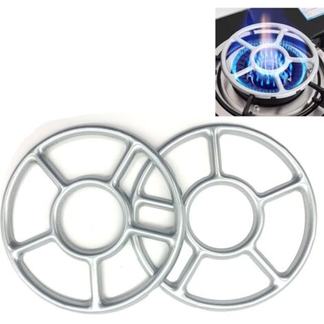 KZQ 2 Riduttori per fornelli a gas, Supporto per wok, Anello per wok, Supporto per fornelli a gas, Porta moka (17,5 cm) (1/4)