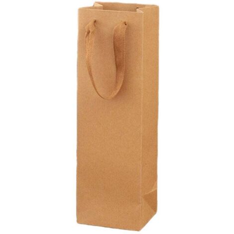 100 Sacchetti Regalo in Carta Kraft Neri, Bianchi e Beige con Logo