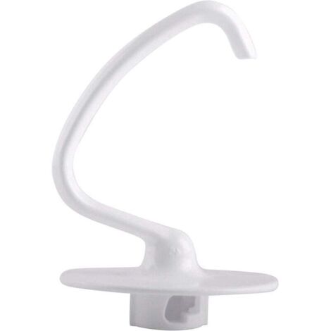 Gancio per impastare KZQ di ricambio compatibile con i robot da cucina Kitchen-Aid K45 K45SS KSM90 da 4,5 QT con testa inclinabile, accessorio per gancio per pane