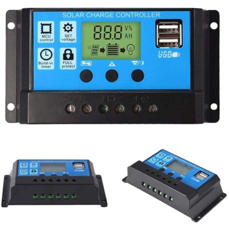 Regolatore Di Carica Solare MPPT BL912B – 30A 12V/24V – Display LCD, Protezioni Multiple, Uscita USB