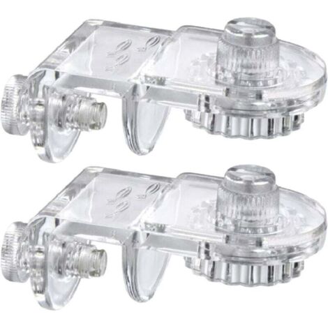 Maniglia per coperchio acquario KZQ, coperchio superiore acquario - 2 clip, accessori per acquario, supporto per clip per baldacchino