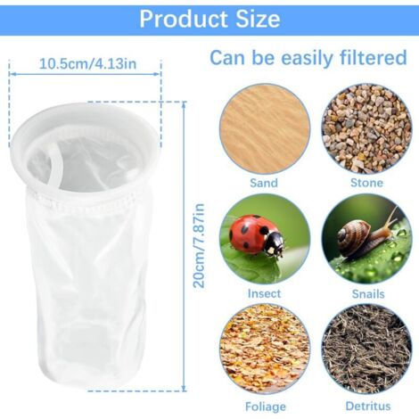 Samou Filtro Per Coperchio IBC 165 Mm | Accessorio Serbatoio 1000L Con Rete Nylon Lavabile | Adatto Per Acqua Piovana E Contenitori Chimici - 2