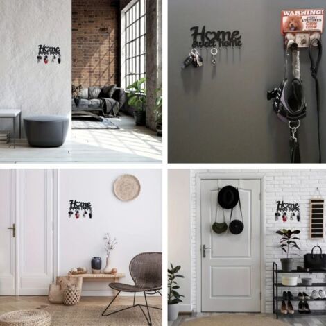 Portachiavi da parete di design KZQ, portachiavi da parete Home Sweet Home, portachiavi decorativo, portachiavi da parete originale, portachiavi da parete, metallo, decorazioni per la casa, cucina, in Portachiavi da parete di design KZQ, portachiavi da parete Home Sweet Home, portachiavi decorativo, portachiavi da parete originale, portachiavi da parete, metallo, decorazioni per la casa, cucina, in