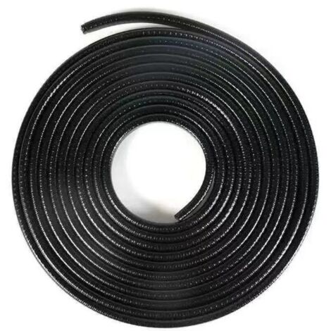 KZQ 5M Striscia di guarnizione in gomma universale per portiera auto, per auto, camion, ATV, barche, multifunzionale, senza colla, in PVC, nero (1/4)