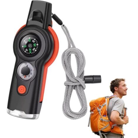 KZQ Safety Survival, Primo Soccorso, Fischietto di Emergenza, Fischietto di Segnalazione e di Emergenza, Fischietto di Emergenza per Scuola, Palestra, Campeggio, Pesca, Escursionismo (1/4)
