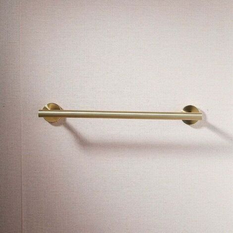 Portasciugamani da bagno in acciaio inox KZQ 304, portasciugamani da bagno per doccia, montaggio a parete, ottone, lunghezza 40 cm