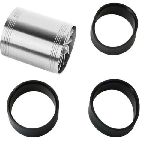 Generatore di turbina di aspirazione dell'aria per auto KZQ con doppia ventola, compressore, risparmio di carburante, compressore, turbo di aspirazione dell'aria (stoppino) (1/4)