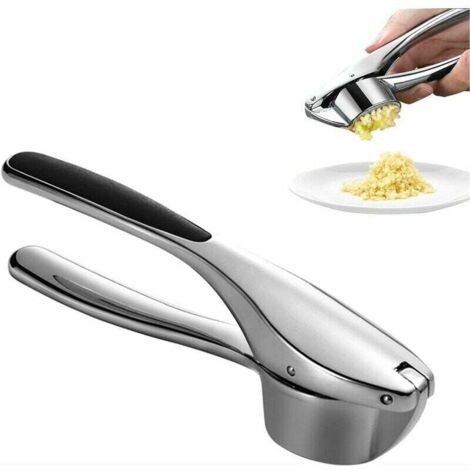 Spremiaglio, spremiaglio, spremiaglio in acciaio inox, spremiaglio professionale, pratico e lavabile in lavastoviglie, spremiaglio con manico antiscivolo per cucina di casa e ristorante (1/5)