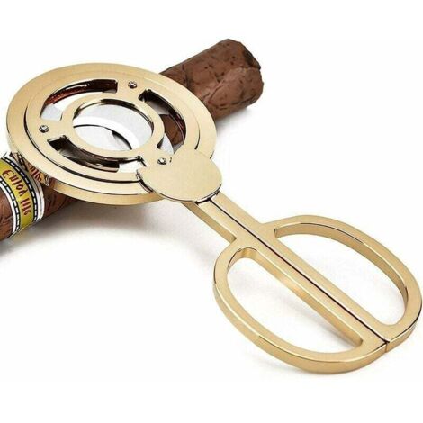 CIGARLOONG Tagliasigari A V In Acciaio Inox Argento, Fino A 60 Anelli