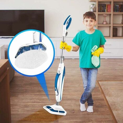 Set Di 6 Tappetini Di Ricambio Per Mocio Da Pulizia Rimovibile E Lavabile In Lavatrice Per Pavimenti Panni In Microfibra Sostitutivi Per Mocio - Foto 2