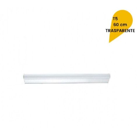 Vtizikl Plafoniera Led Neon T5 Sottopensile Vetro Trasparente 12 Watt 60 Cm - -Bianco Naturale - (1/4)