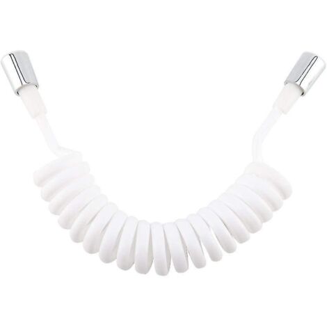 Tubo flessibile per doccia telescopico flessibile a molla per tubo dell'acqua Pistola a spruzzo per WC Design della linea telefonica del bagno (1/5)