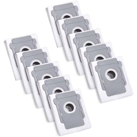 Vtizikl Lot de 10 sacs sous vide compatibles avec Roomba série I et J - Lot de 10 sacs sous vide pour aspirateur robot j5+ j6+ j7+ j8+ j9+ i1+ i2+ i3+ i4+ i5+ i6+ i7+ i8+ (1/4)
