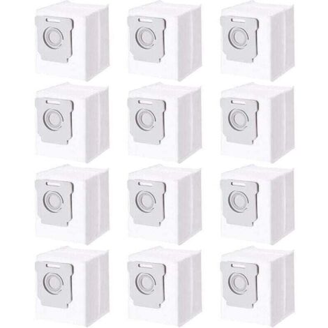 Vtizikl Lot de 12 Sacs d&39aspirateur pour iRobot Roomba i7 i7+ i3 i3+ i4 i4+ i6 i6+ j7 j7+ i8 i8+S9 S9+ E5 E6 E7, Accessoires Sac à Pou (1/4)