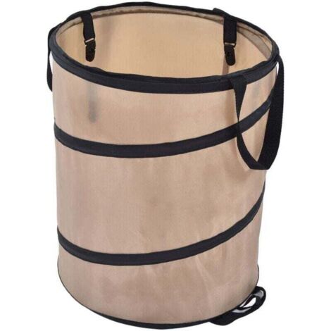 Vtizikl Sacs de Déchets de Jardin, Sacs de Panier de Feuilles Pliables, Sacs de Feuilles Réutilisables, Sacs de Jardinage Résistants Réutilisables, Sacs de Déchets de Jardin, 37,8 L (1/4)