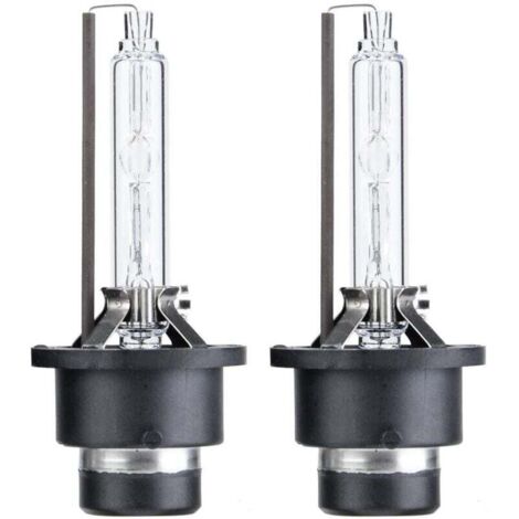 Vtizikl 2 pièces D2S 35W Phare Xénon de Voiture 85V AC HID,Ampoules de Remplacement de Lampe au Xénon 6000K D2R - Douille P32d-3 (Blanc froid) (1/4)