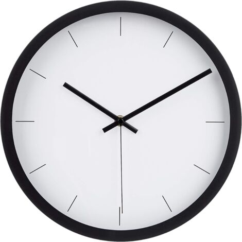 Vtizikl Horloge murale moderne, noir, 30,5 cm (1/5)
