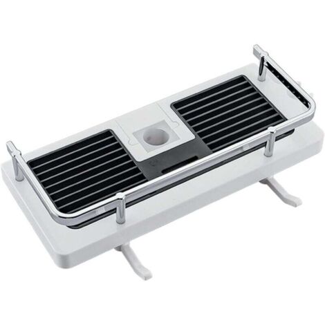 Vtizikl Étagère de douche sans perçage , support de rangement, barre de douche multifonctionnelle, accessoires de salle de bain pratiques (1/4)