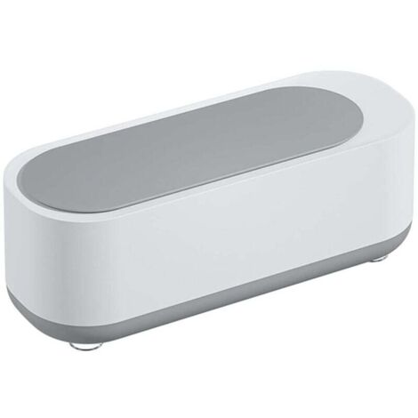 Vtizikl Nettoyeur de bijoux à ultrasons , appareil de nettoyage à ultrasons fonctionnant sur batterie, petit nettoyeur à ultrasons pour lunettes, montres, boucles d'oreilles, bagues, colliers (1/4)