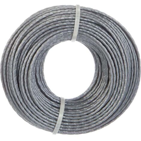 Vtizikl Bobine de fil DIY pour débroussailleuse, compatible avec toutes les bobines de débroussailleuse courantes, 24 m × 1,6 mm, 1 pièce, f016800462 (1/3)