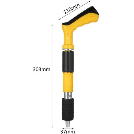 Vtizikl Outil de fixation murale à clous Pistolet à clous haute pression Pistolet à clous manuel en acier Force réglable pour bricolage à domicile Travail du bois Mur de ciment (1/4)