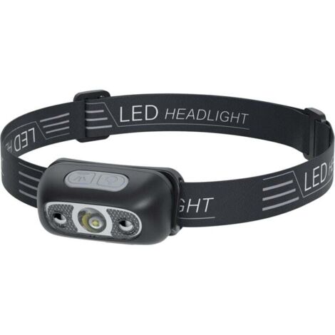 Vtizikl Lampe frontale rechargeable par USB avec capteur LED léger IPX4 120 lm (1/4)