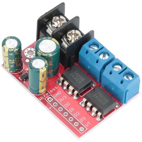Vtizikl Contrôleur de Commutateur , Moteur Courant Continu Contrôleur, Régulateur de Vitesse de Moteur CC 3-14V 5A PWM, module à double pont en H (1/4)