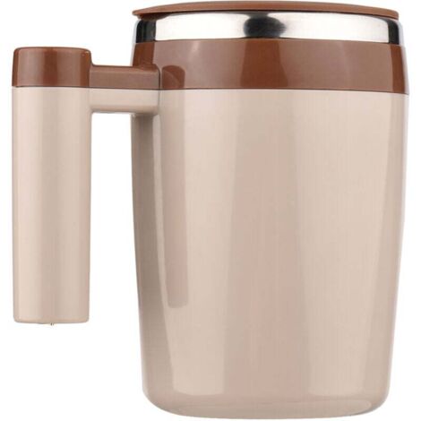 Tasse à Café Mélangeuse Automatique FoxNSK - 360 Ml - Mélange Magnétique Rechargeable - Idéal Café, Lait, Chocolat