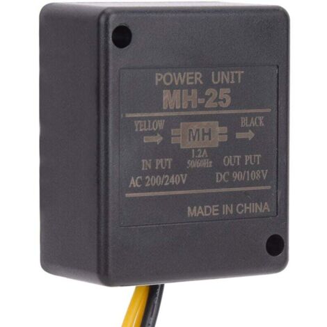 Vtizikl MH-25 Unité de Puissance de redresseur de Frein Moteur AC200V/240V Entrée DC90V/108V Sortie 1.2A 50Hz/60Hz Redresseur à Tube électronique (1/4)