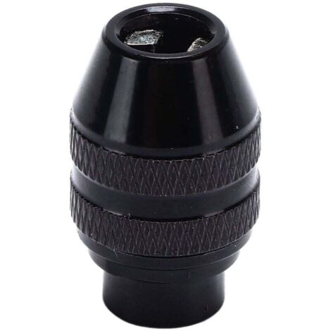 Vtizikl Mandrin sans clé, 0,010,13in Mandrin de Perceuse sans clé en Alliage D'aluminium à 3 Mâchoires pour Dremel 4000, 400, 3000, 398, 395, 300 (1/4)