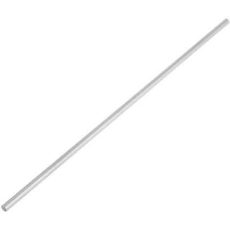 Vtizikl Guide d'arbre de tige de mouvement linéaire, cylindre rond en acier, diamètre de tige de 6 mm (300 mm) (1/4)