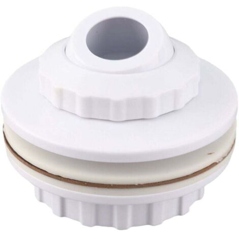 Vtizikl Buse de piscine à œillet G2 filetage extérieur G1-1/2 filetage intérieur Buse de massage de piscine rotative à 360° Sortie d'eau de piscine spa Buse de baignoire de massage Dispositif de retou (1/4)