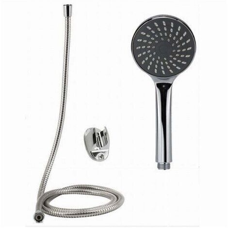 Vtizikl Kit Bagno Doccetta Doccino Soffione Doccia Con Laccio 1,8mt Staffa 69104 Rotondo - (1/2)