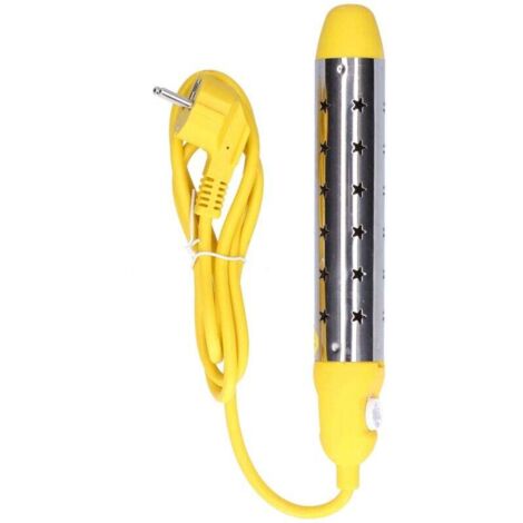 Vtizikl Thermoplongeur 600 W, ensemble mini-chaudière de réchauffeur de voyage portable, composant de chauffage multifonctionnel idéal pour chauffer l'eau de boisson, l'eau de baignade 220 V (1/4)