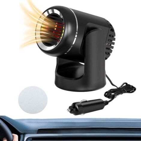 Vtizikl Chauffage Soufflant pour Voiture 24V 260W, Chauffage d'appoint 2 en 1, Désembueur avec Tapis Antidérapant, Dégivreur Portable pour Voiture, Chauffage Rapide (1/4)