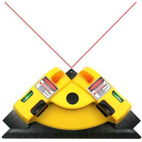 Vtizikl Niveau Laser Carreleur, Lasers Levels 90 Degree Angulaire, Laser Plat et Carré (1/4)