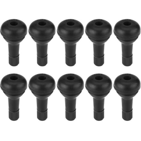 Vtizikl 10 pièces voiture Auto TR415 roue encliquetable pneu pneu Valve tige courte Valve en caoutchouc (1/4)