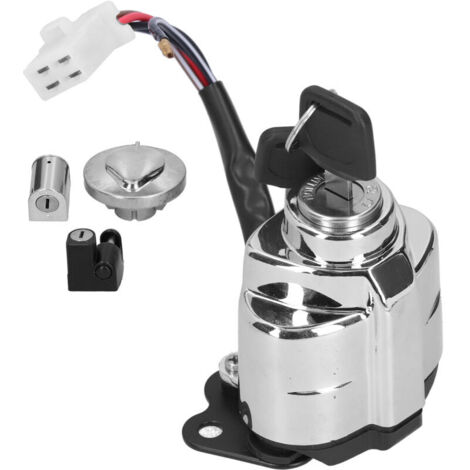 Kit di bloccaggio per motociclette Shadow VT600 VT400 VT750 con 2 chiavi – Tappo del carburante e blocchetto di accensione