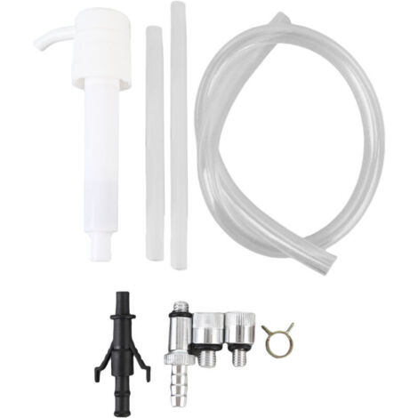 Vtizikl Pompe à huile d'engrenage de l'unité inférieure pour les bouteilles de litre standard 8 mm 10 mm 3/8 pouces Adaptateurs Marine Outboards Unités (1/4)
