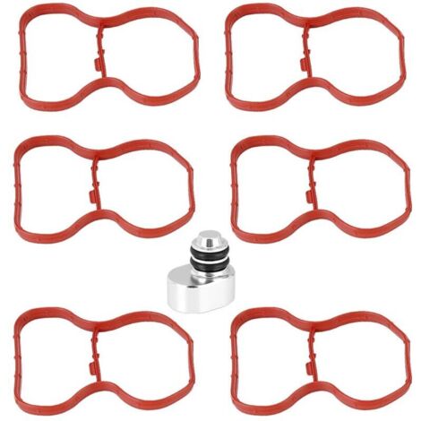 Vtizikl Kit de suppression,Akozon Bouchon de frein en caoutchouc Joint Admission + Bouchon Clapet pour N57 N57S E9 E91 E92 E93 F7 F1 F11
