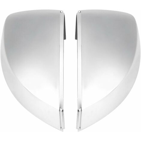 Vtizikl Paire de Capuchons de Protection Coque de Rétroviseur Chrome Mat pour Audi A3 S3 8V 13-18 (1/4)