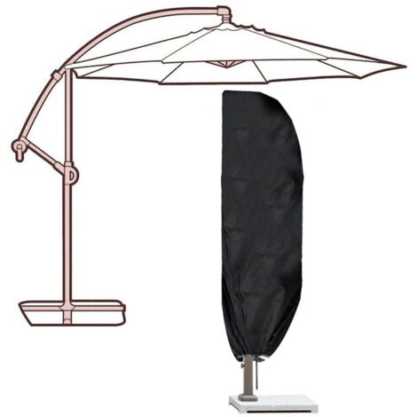 Vtizikl 1Housse de Protection pour Parasol Déporté - Tissu Oxford 210D Imperméable & Anti-UV - Coupe-Vent avec Fermeture Éclair (280 cm) (1/4)