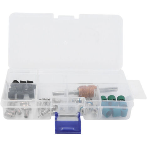 Vtizikl Outil de démontage de noyau de Valve de climatiseur, jeu de joints de réparation A/C pour R410/R22/R134a 46 pièces/ensemble. (1/4)